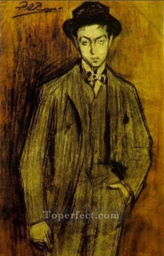 パブロ・ピカソ Painting - ジョアン・ビダル・イ・ヴェントーザの肖像 1899年 パブロ・ピカソ